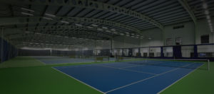 led linear high bay application for sport court