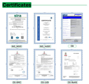 tubu tech iso enec cb ce saa ip69k ik10 emc lvdand product certificates