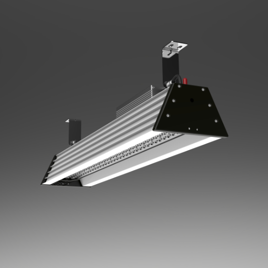 3ft 100W high ambient temperature steel factory lighting led high bay | TUBU
