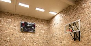 Sports Court application of anti-glare led high bay