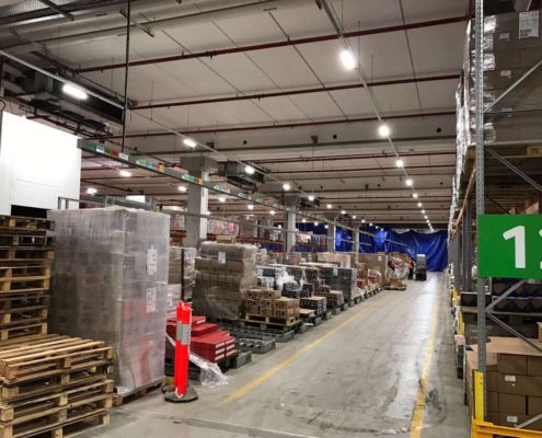 led linear high bay for warehouse