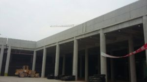 construction industry project with led high bay light