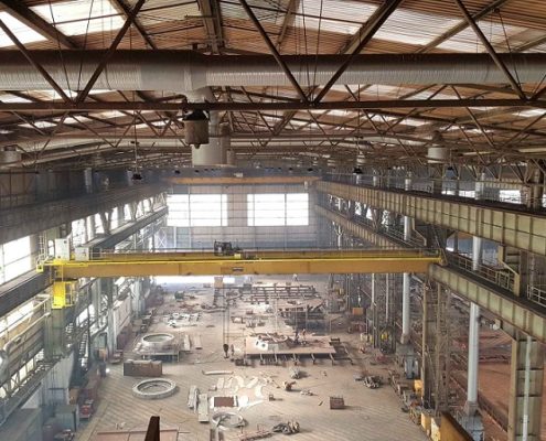 led high bay application for hardware industry
