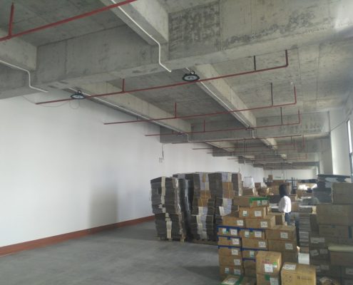 motion sensor led high bay application for factory warehouse