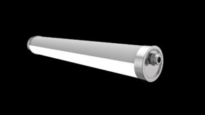 600mm IP69K round tri-proof led light with stainless steel 316 end caps