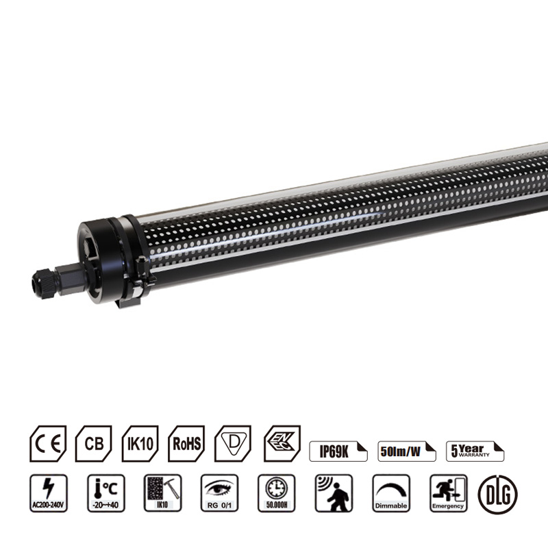 Architecture LED tubular light UV free