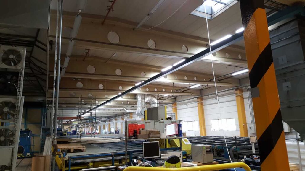 LED Linear High Bay Application for Factory