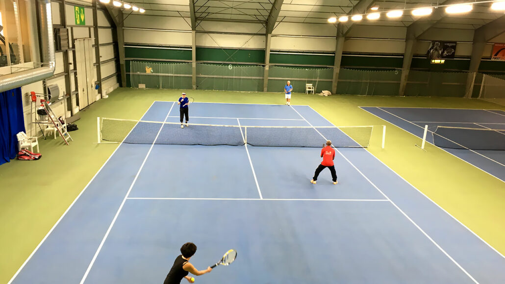 Tennis Court Project with LED Linear High Bay