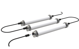 Through wiring option with plug and play fast installation connectors