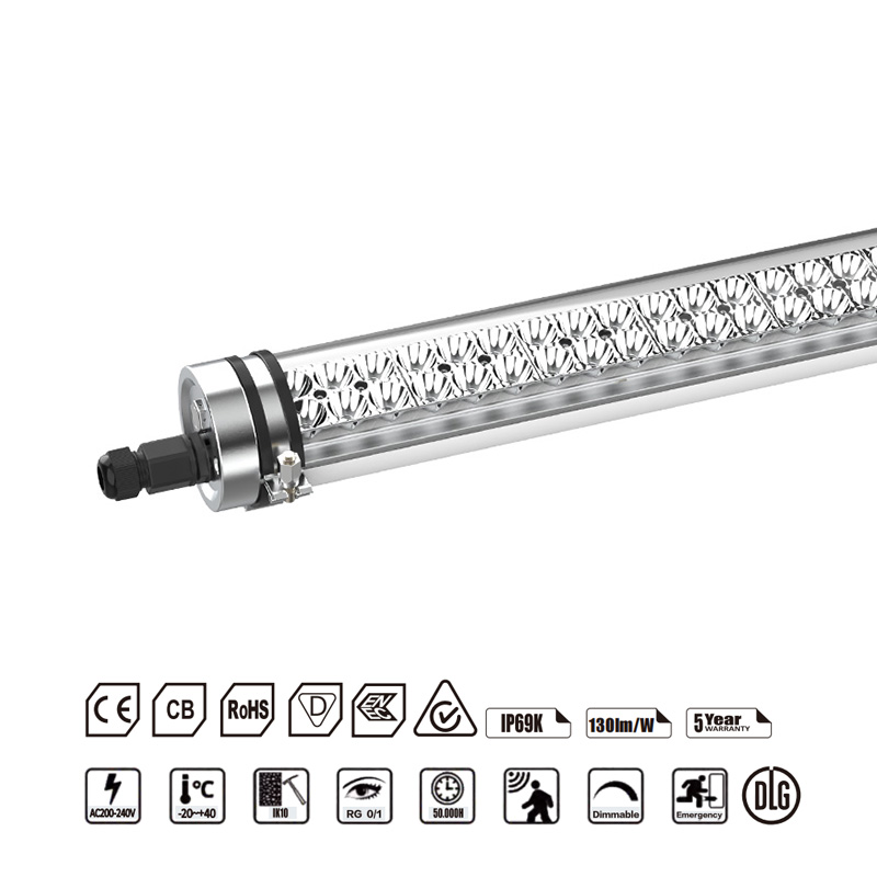 anti glare ugr19 led tri-proof light