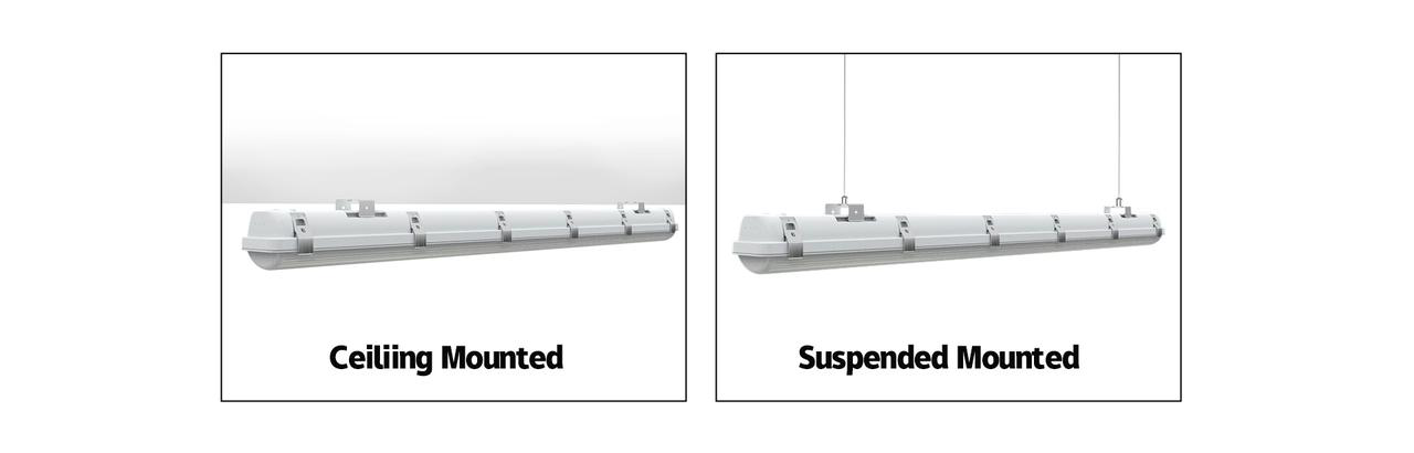 Batten IP66 LED Tri-proof Light Installation Mode Batten IP66 LED Tri-proof Light Installation Mode
