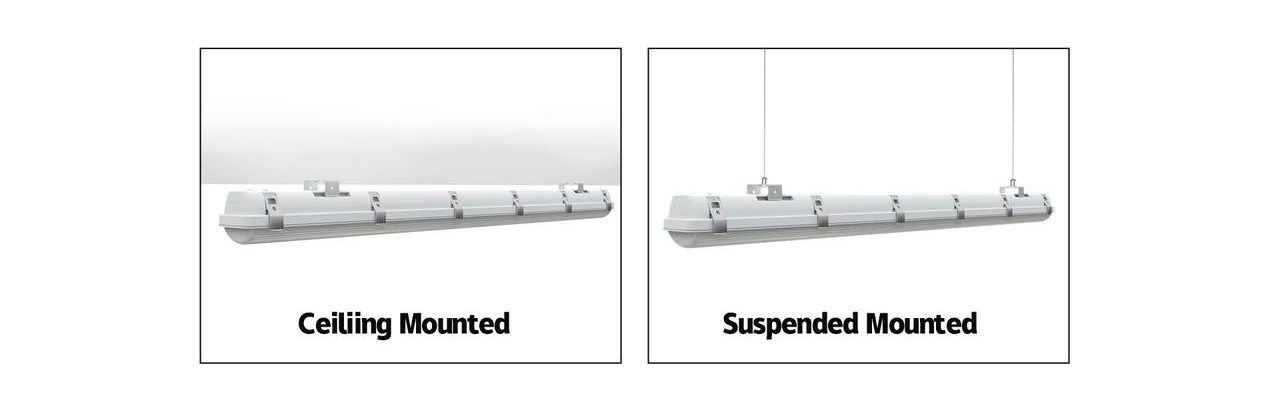 Batten IP66 LED Tri-proof Light Installation Mode