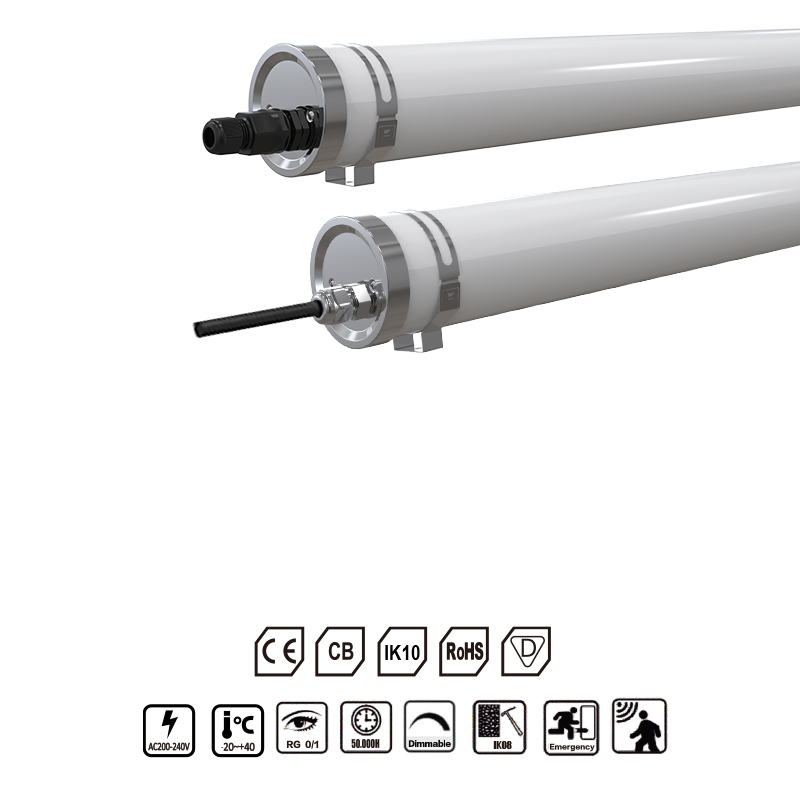 Certification image of 100mm Diameter Tubular LED Tri-Proof Light L9P