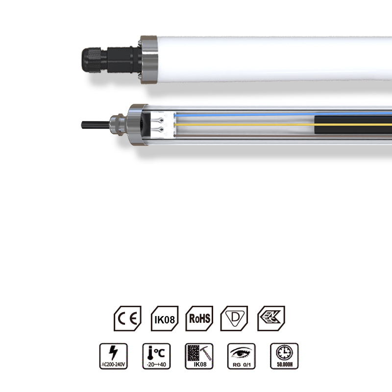 Certification image -of 45mm Diameter-Mini Round Tube Tri-proof Light L9M