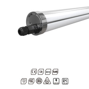High Borosilicate Glass Tube LED Tri-Proof Light Certification Chart