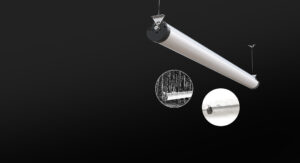 180° Rotatable Bracket LED Linear Low Bay Light has IP65 Waterproof Level