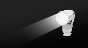 High-Intensity LED Marine Searchlight has 3.5° precise lighting