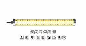 IP69K Grid Type LED Tubular Wall Light