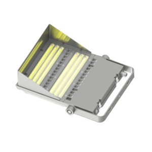 LED Area Light with pollution-free light barrier