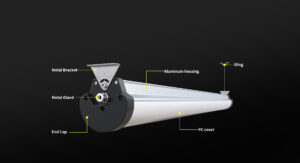 LED Linear Low Bay Light - product detail presentation