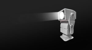 LED searchlight has Clear Illumination