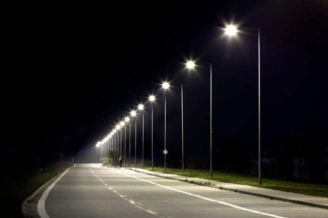 LED street lighting