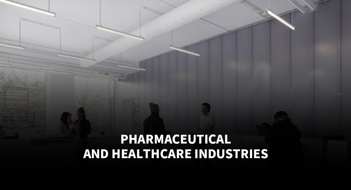 Pharmaceutical and healthcare industries