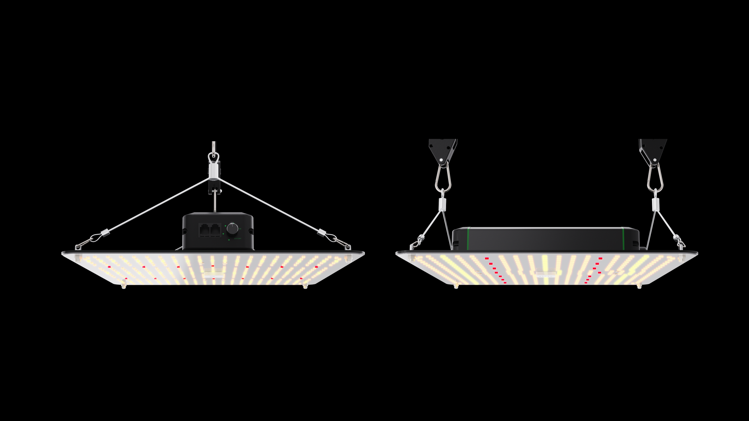 Quantum Panel LED Grow Light Installation mode