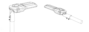 Tool-Free Install LED Street Light Installation Mode