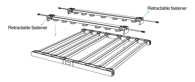 UVIR Grow Light Bar Installation mode