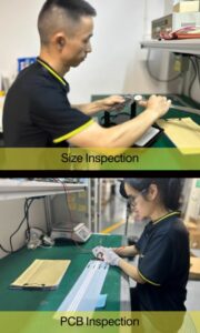 LED lighting PCB inspection