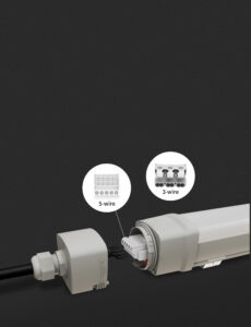 3-wire and 5-wire LED Tri-proof Light TUBU