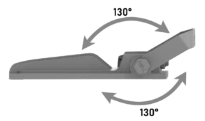 Adjustment bracket ±130°