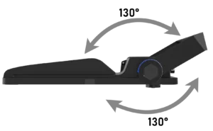 Adjustment bracket ±130°