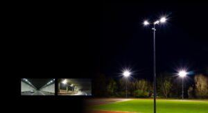Bridges and tunnels, stadiums lighting