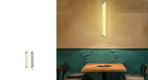 Grid Type LED Tubular Wall Light computer application image