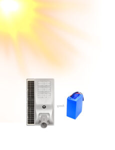 High efficiency solar street lights