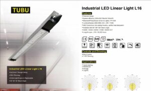 Industrial LED Linear Light L16 parameter diagram