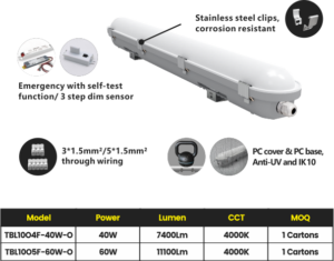 LED Batten Light L10-O Series