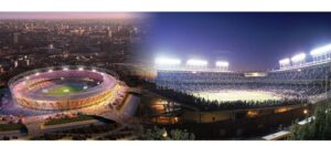 LED tri-proof light can be used in stadiums