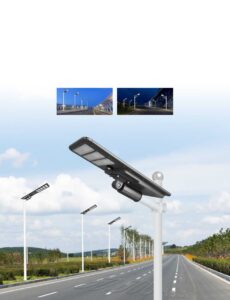 Long life integrated solar street light