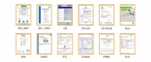 Plant Light Certificate
