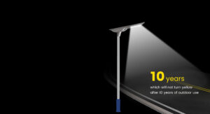 Solar street light anti-UV