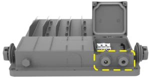 TG5 Two cable gland for linkable