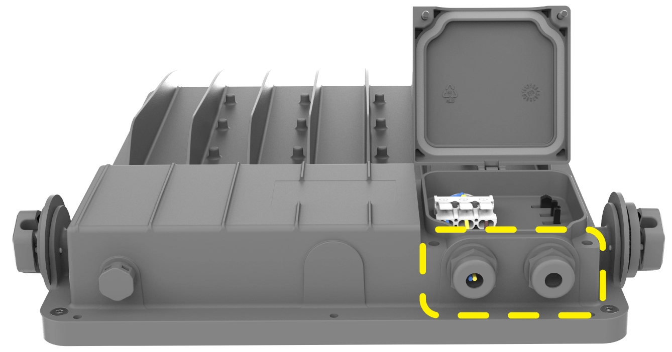 TG5 Two cable gland for linkable