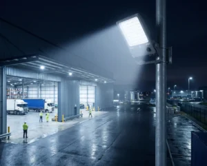 Port Warehouses floodlight